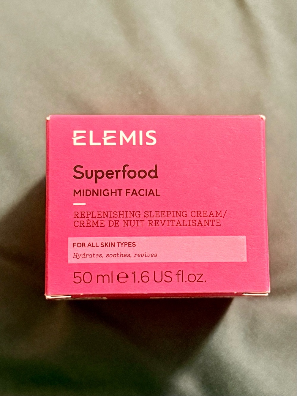 Elemis Superfood Midnight Facial Prebiotic Night Cream - 1.6 oz - Brand New